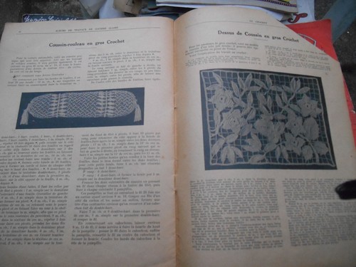 Livre ancien crochet - ancien,