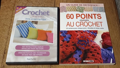 Dvd initiation crochet livre - dvd,